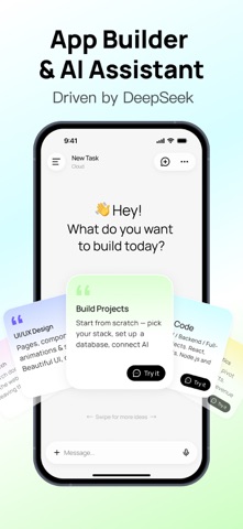 PieBox - Build App & AI Assist iPhone screenshot