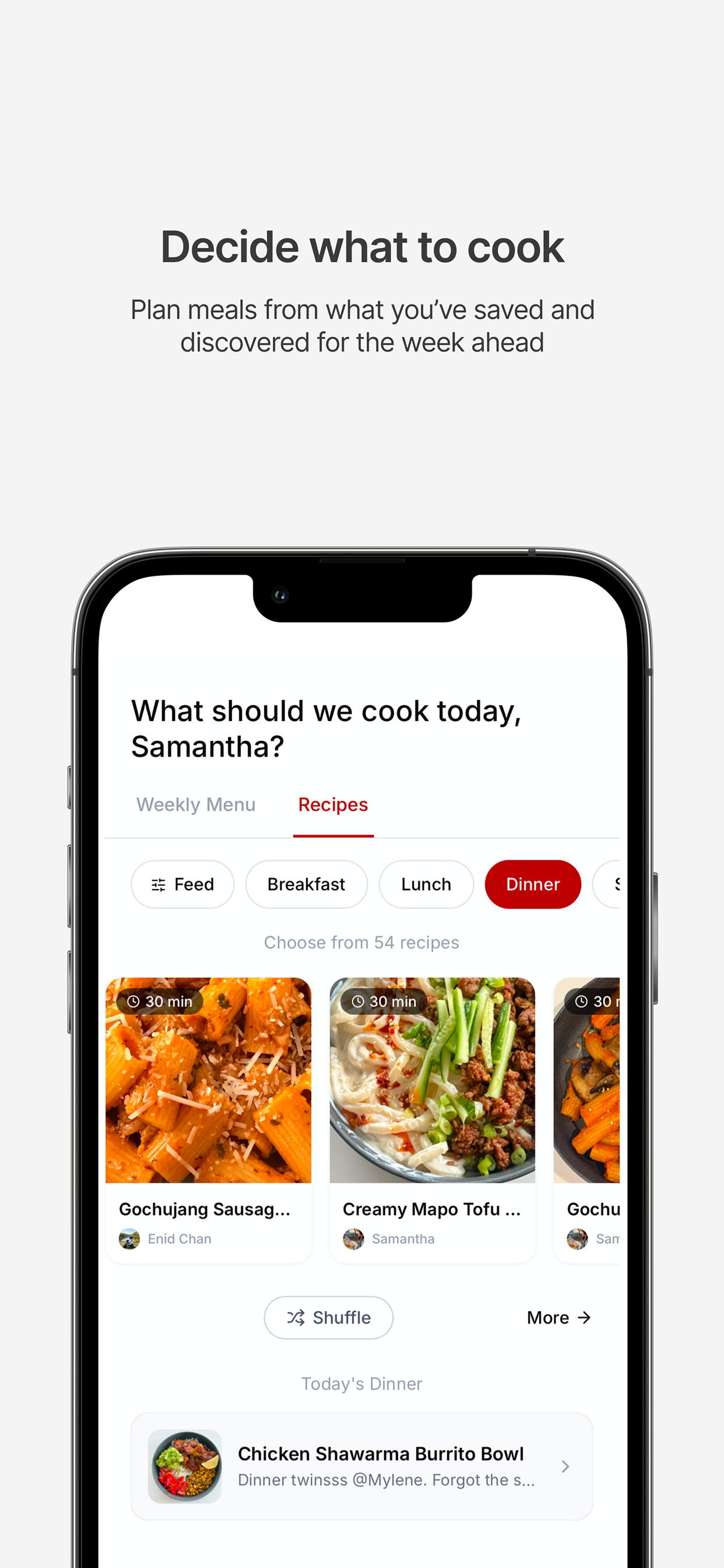 Cookbook Log