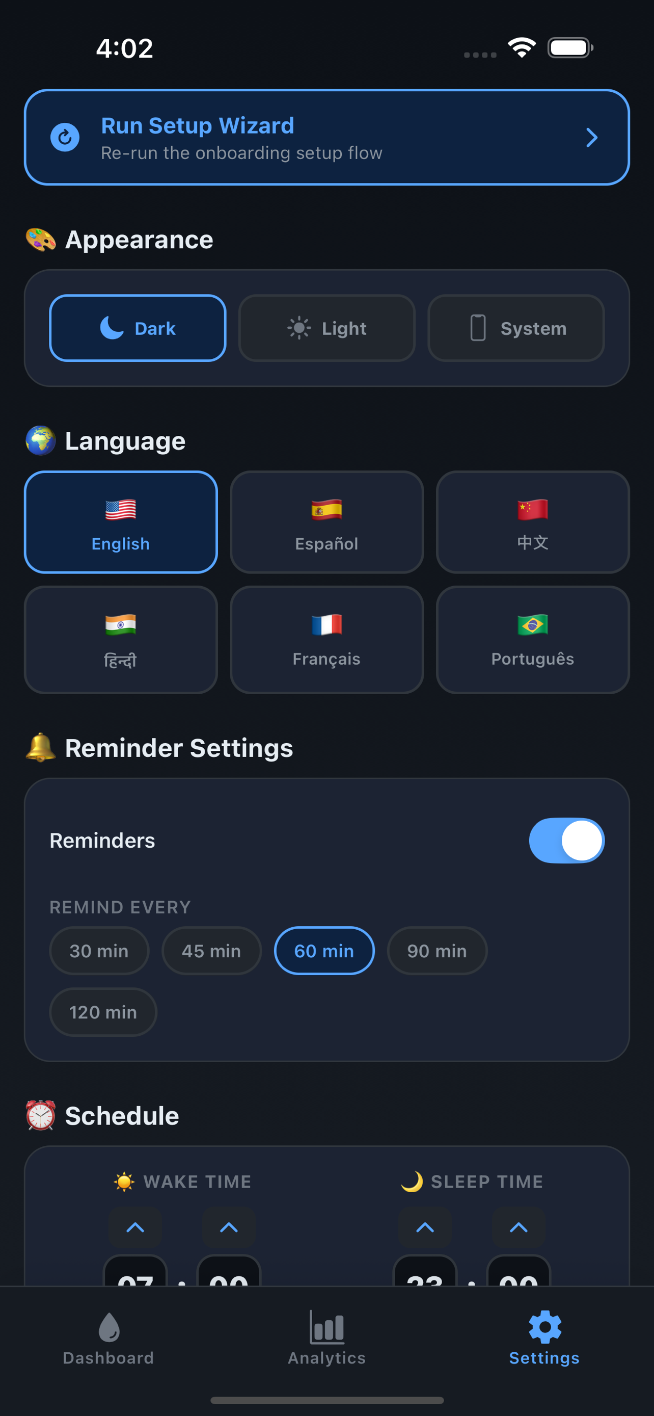 Hydrate: Water Reminder & Log screenshot 3