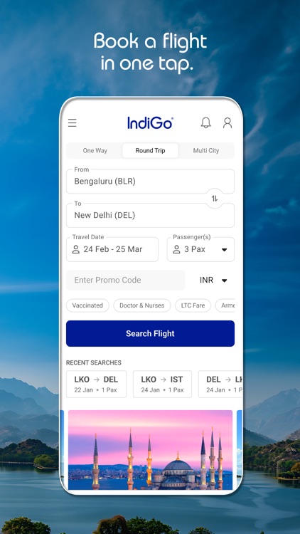IndiGo: Flight Booking App