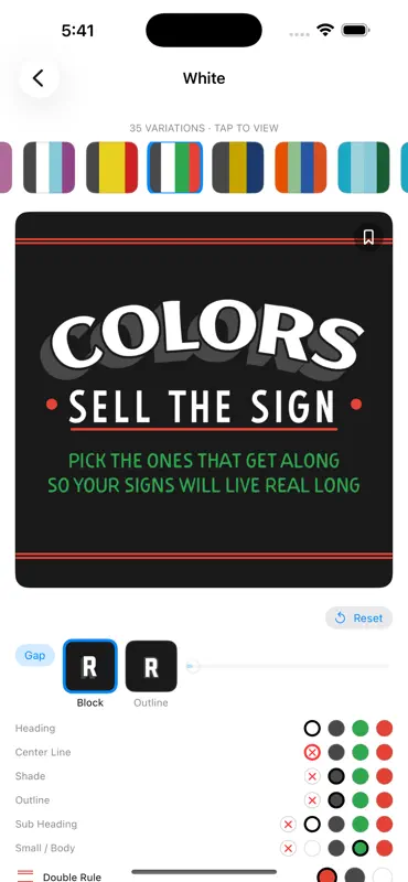 Color Signs screenshot 3 of 5
