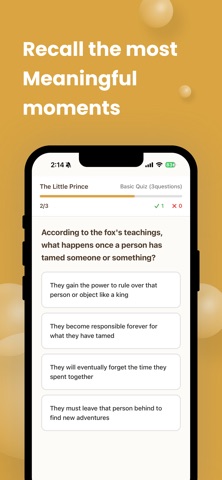 BeeLit -  Book Quiz & Tracker Screenshot 6 of 7