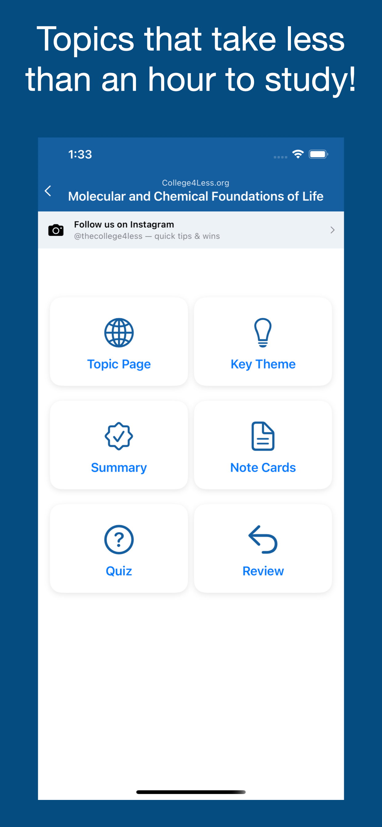 College4Less: Biology screenshot 3