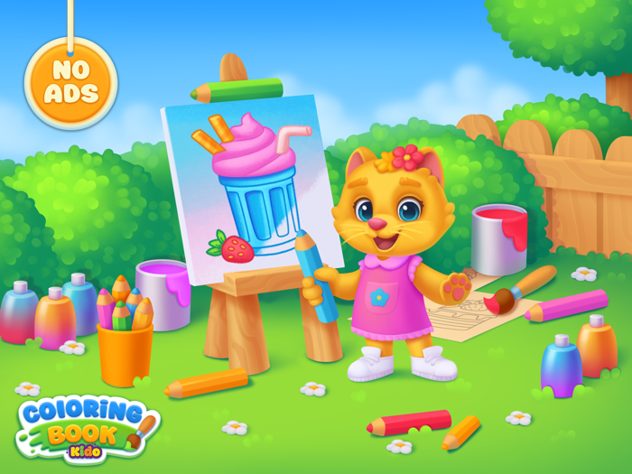 Coloring Book Paint Kids Games