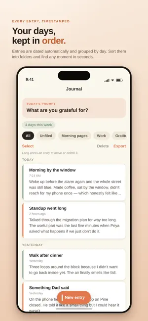 VoiceJournalBuddy screenshot 2