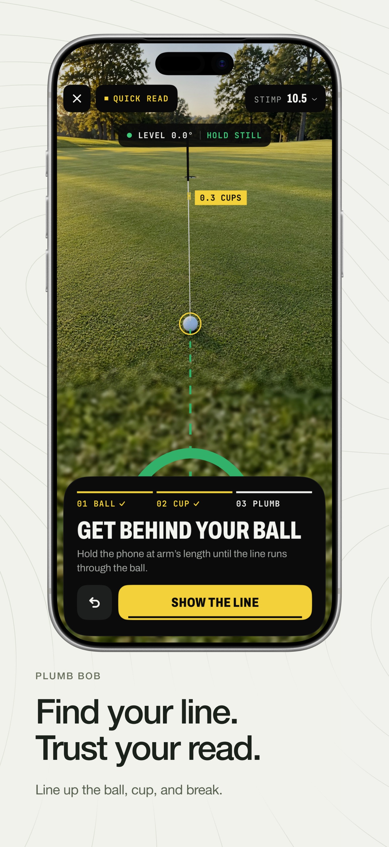 Screenshot 4 of Plumb Bob: Golf Green Reader
