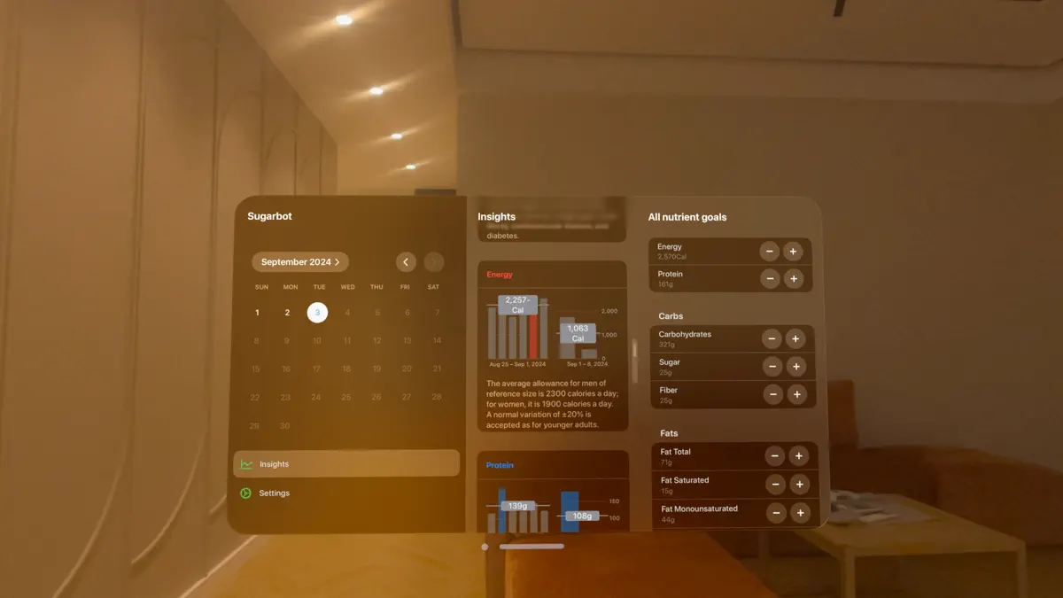 SugarBot Sugar Calorie Tracker screenshot 2