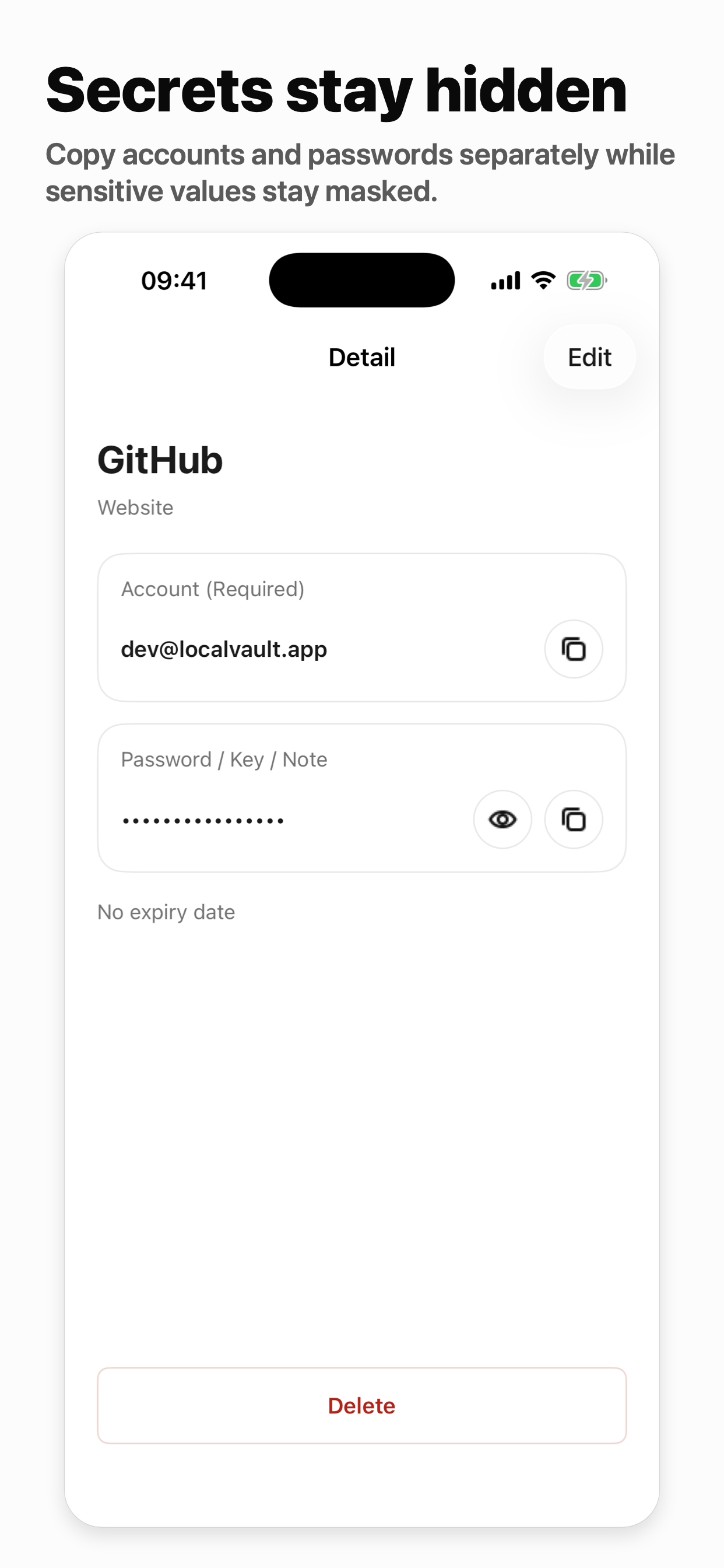 My Passwords: Password Manager screenshot 3