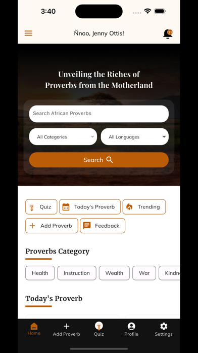 African-Proverbs Screenshot