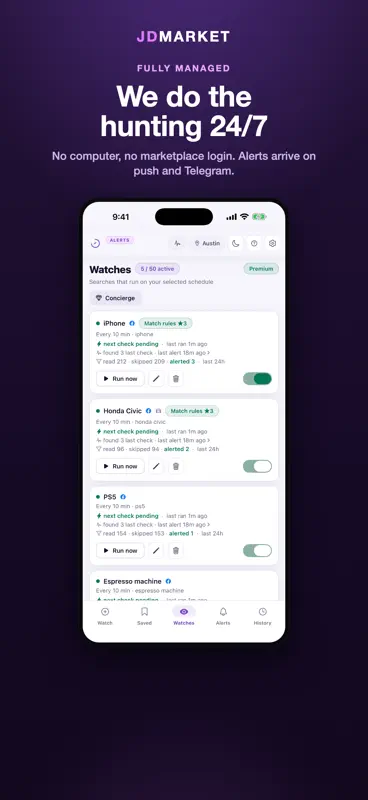 JDMarket: Marketplace Alerts screenshot 6 of 6
