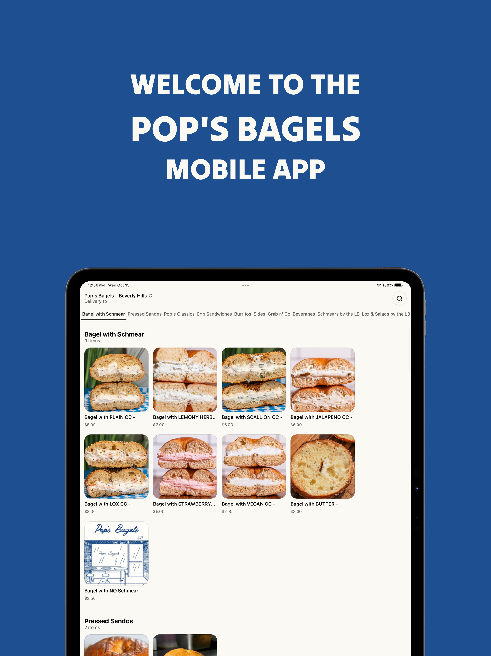 Pop's Bagels - Order Now