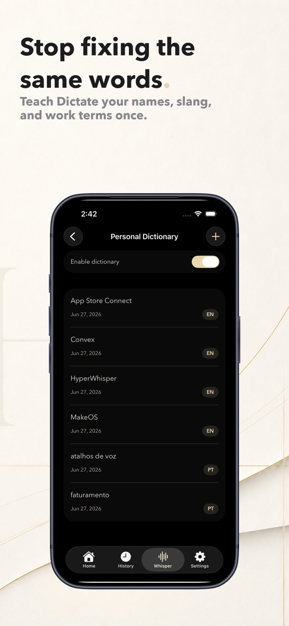 iPhone screenshot
