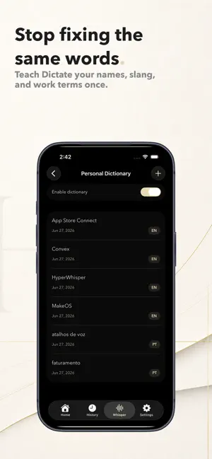 dictate. — Voice to Text screenshot 4