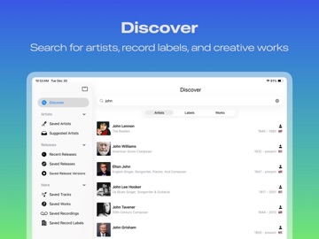 DiscoCat: Discography Catalog Screenshot 1