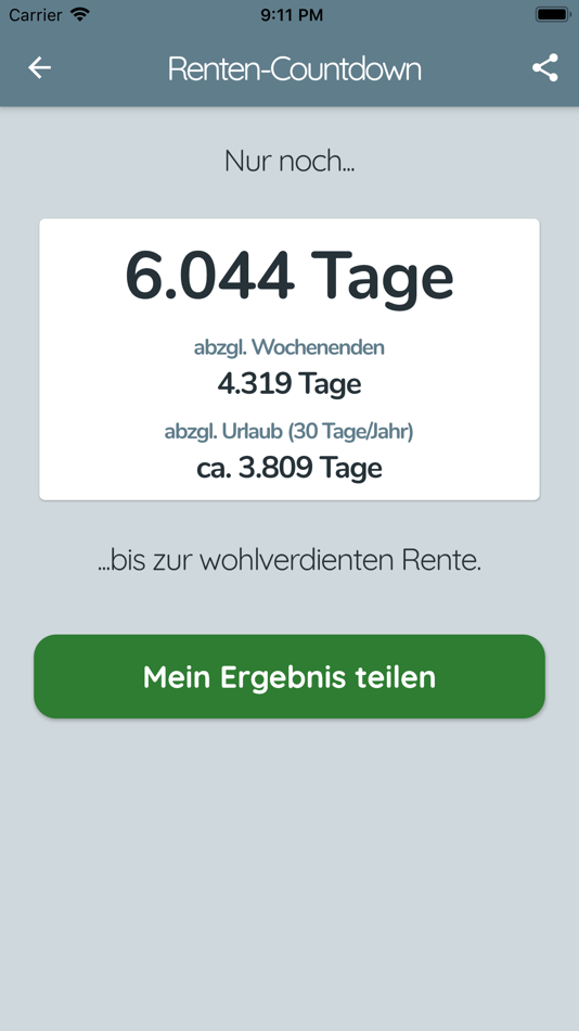 #3. Countdown zur Rente (iOS) بواسطة: Phillip Steffensen