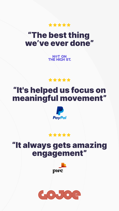 GoJoe: social fitness Screenshot