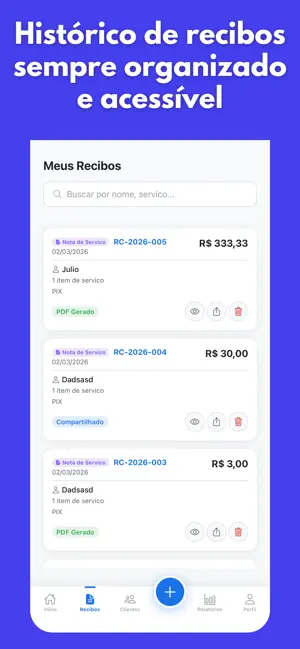 Recibo Fácil screenshot 3