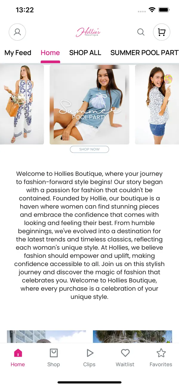 Screenshot #1 pour Hollie's Boutique