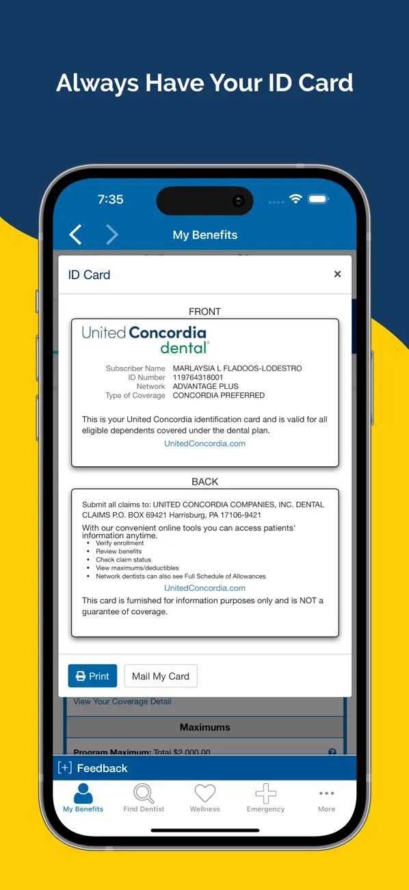 Screenshot #3 pour United Concordia Dental Mobile