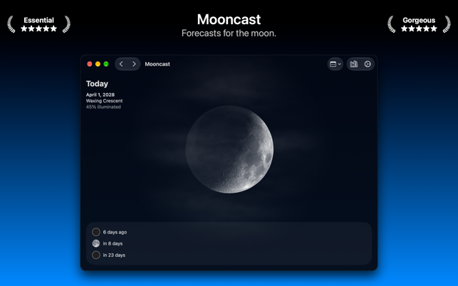 Mooncast Screenshot