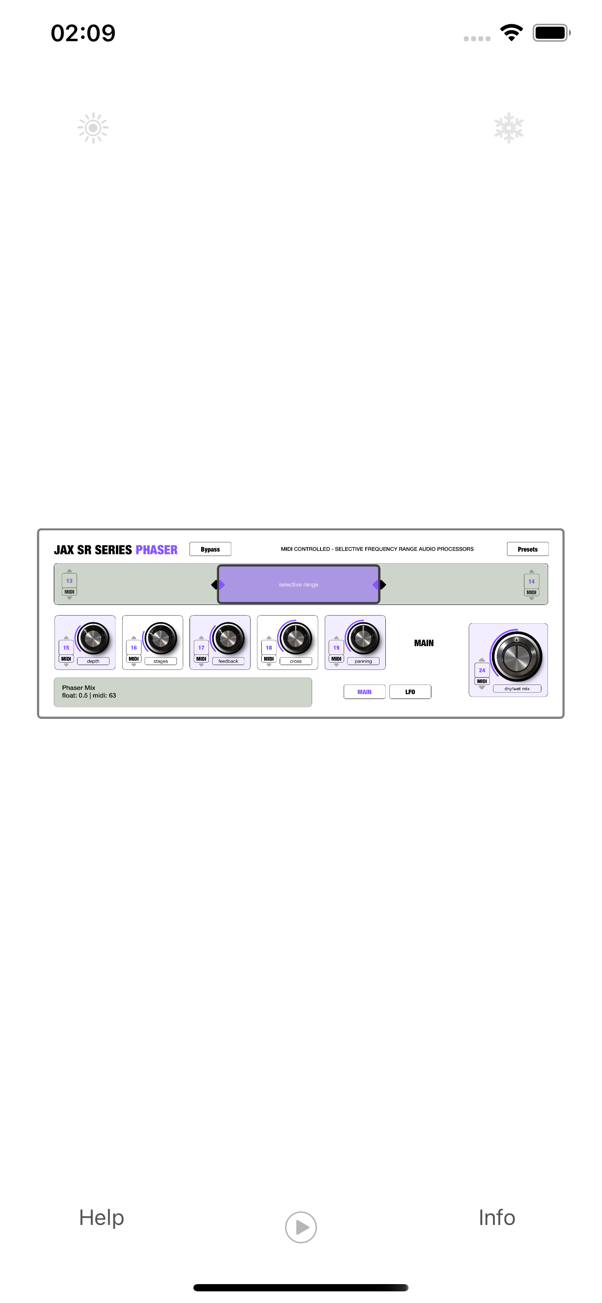 JAX SR: Phaser