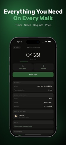 PawManager – Dog Walker App Screenshot 3 of 6