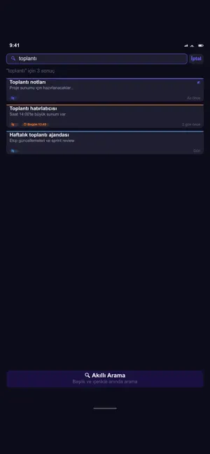 Not & Anımsatıcı screenshot 2