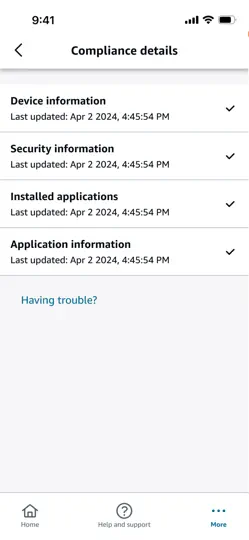 AEA Verify iPhone Screenshot 6