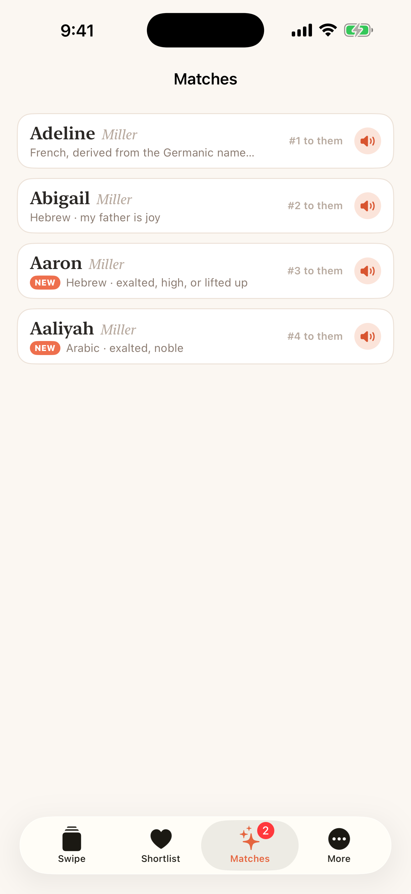 Minimalist Mama: Baby Names screenshot 3