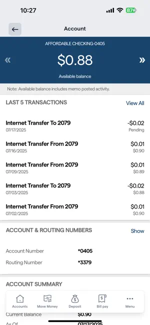 Amalgamated Mobile Banking screenshot 4