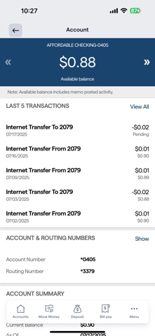 App screenshot
