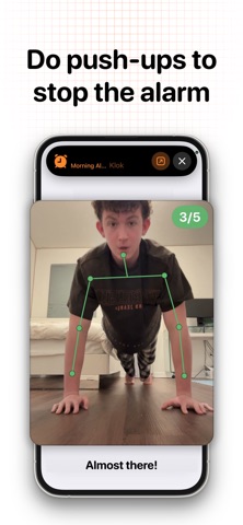 Klok: Wake Up On Time iPhone screenshot