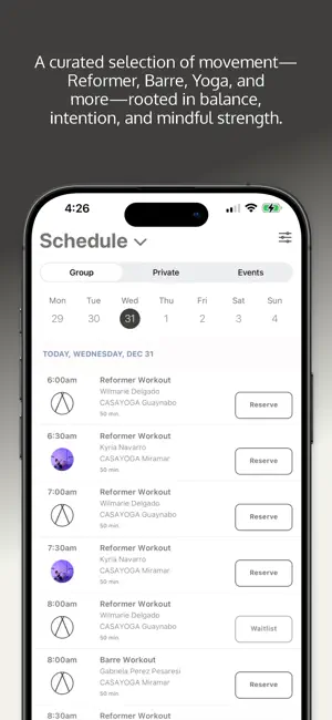 CASAYOGA PR screenshot 3