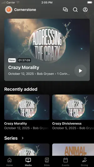 Cornerstone Church Bourbonnais screenshot 2