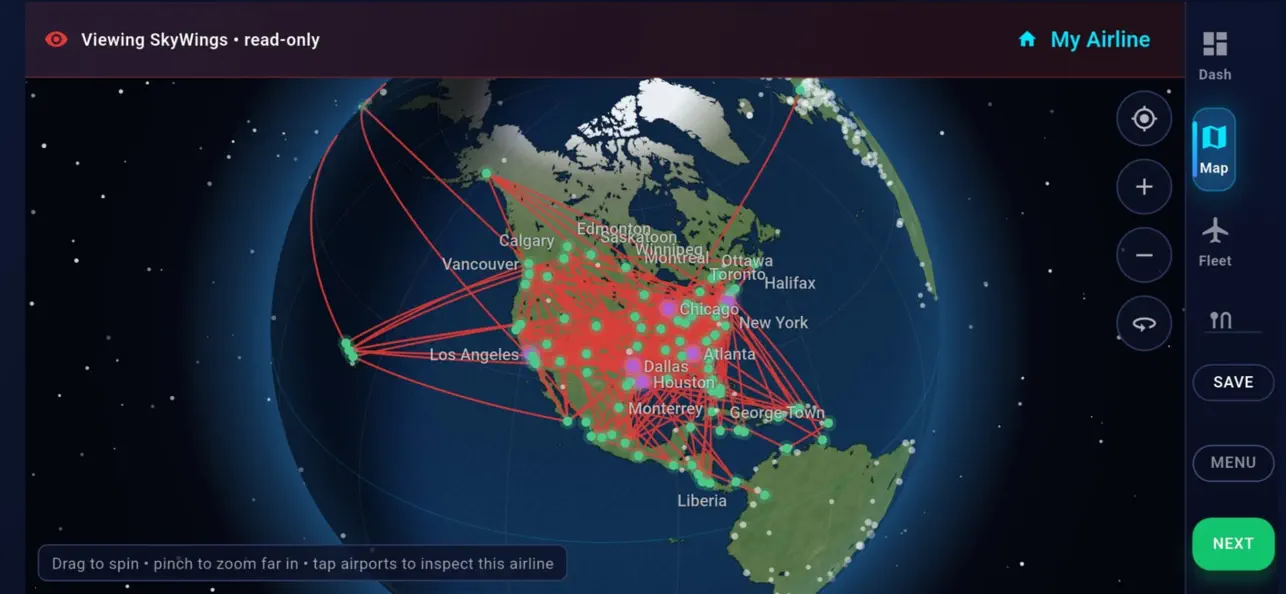 Screenshot #1 pour Sky Empire: Airline Manager