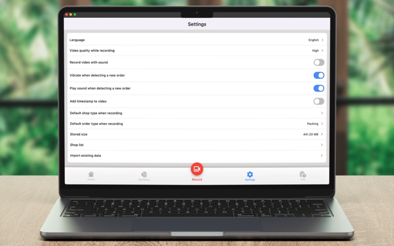S-Record screenshot