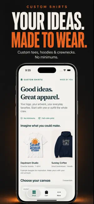 Custom Shirts screenshot 1