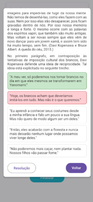 Simulados Vestibular Screenshot 6 of 7