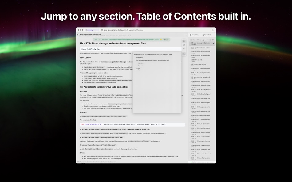 #2. MarkdownObserver (macOS) De: LARS POHLMANN