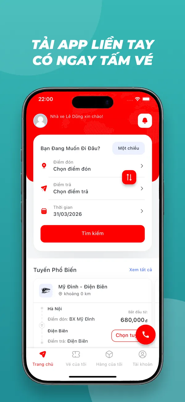 Screenshot #1 pour Nhà xe Lê Dũng