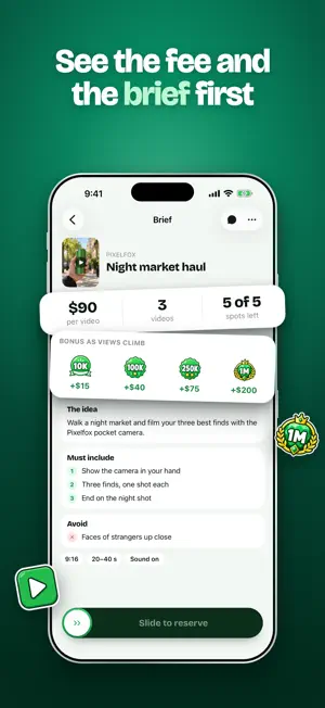 Earn: UGC Creator Jobs screenshot 2
