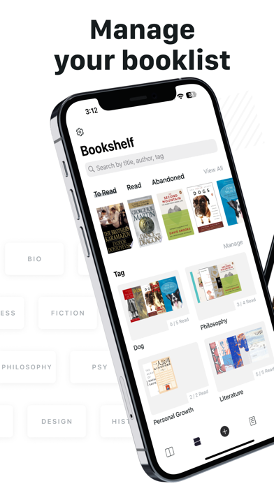 Booka - Minimal Booklist Screenshot