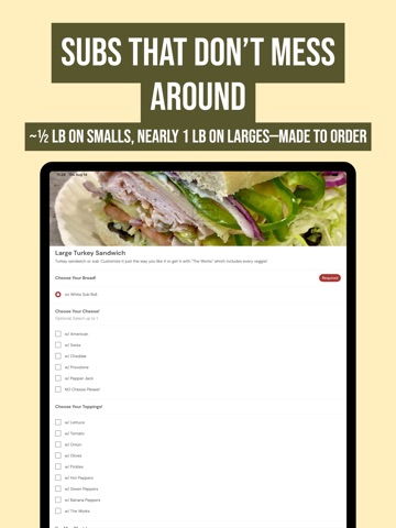 Deli & Brew iPad screenshot