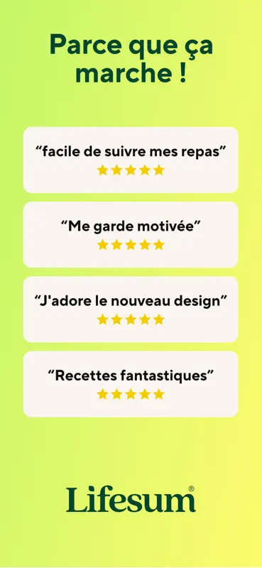 Lifesum: Compteur de Calories screenshot 8 of 8