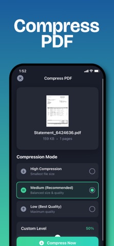 Compress PDF : PDF Size Reduce Screenshot 2 of 6