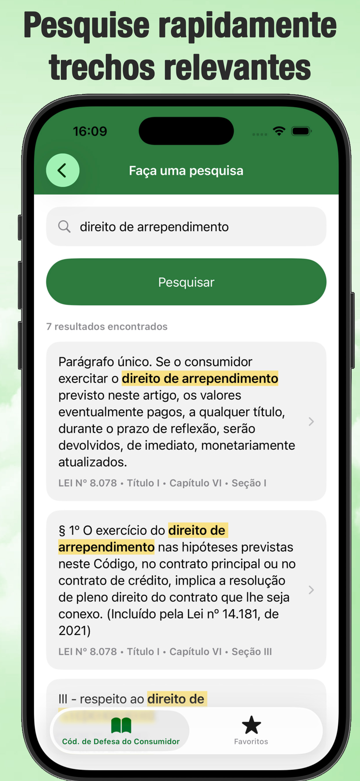 Cód. de Defesa do Consumidor