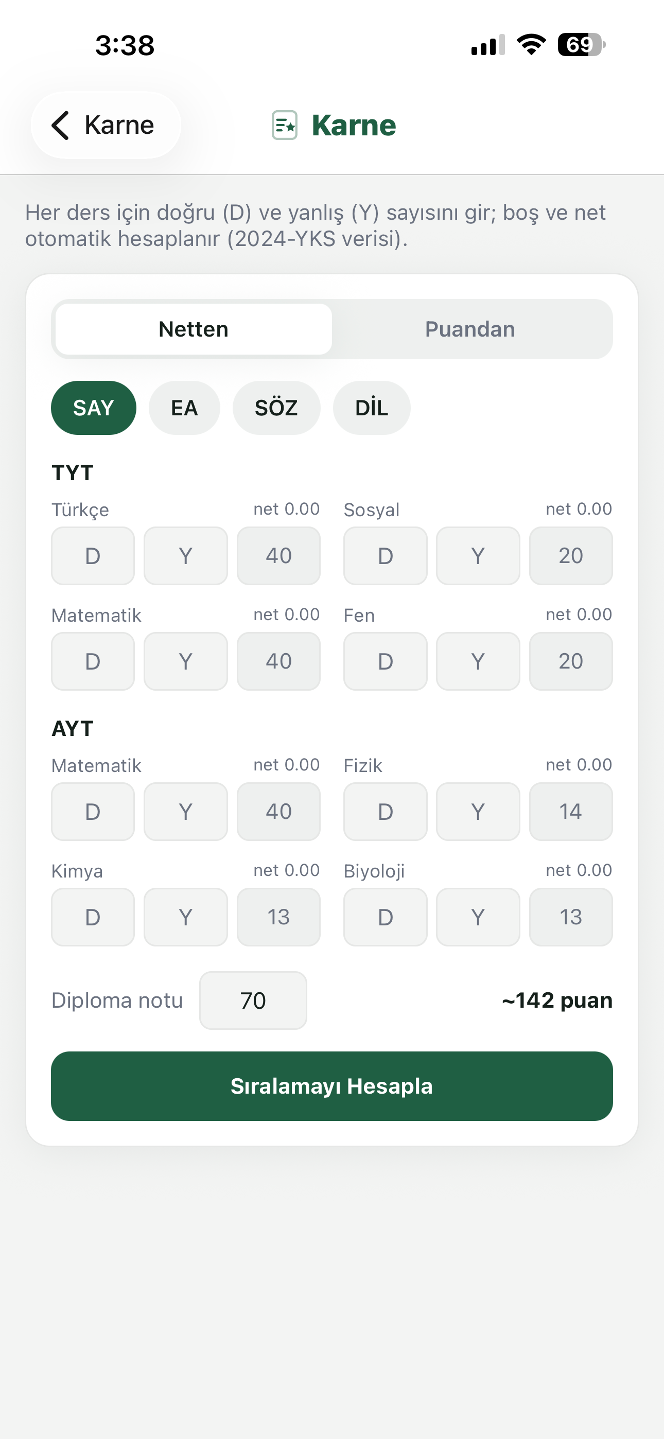 Karne - Üniversite screenshot 10
