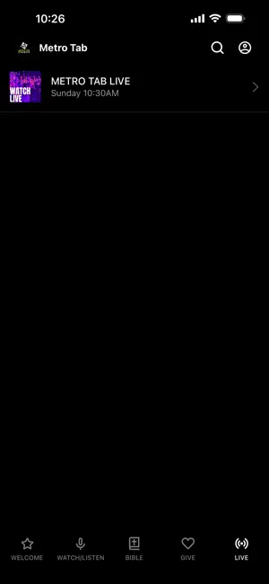 Metro Tab Church screenshot 4