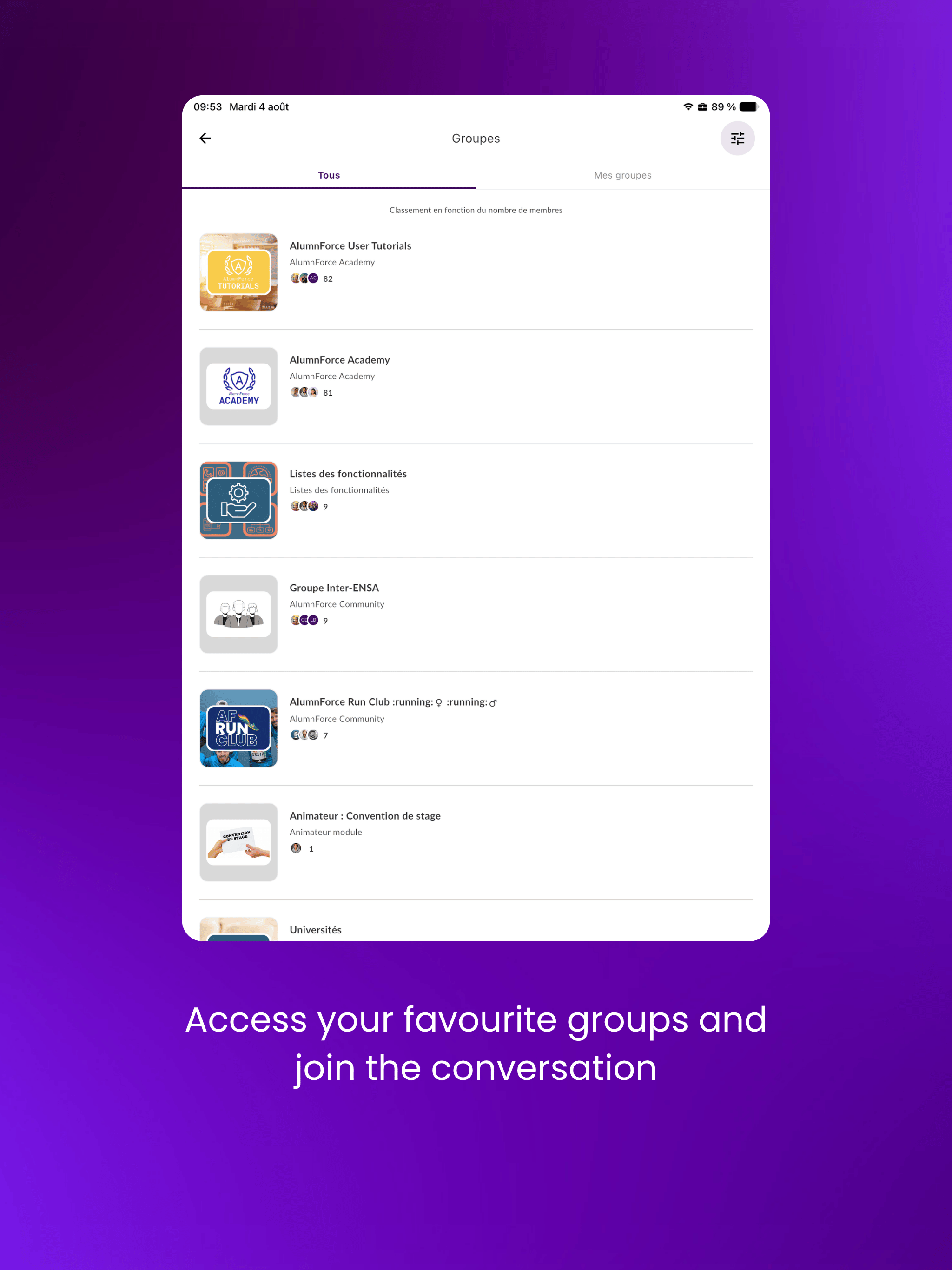 AlumnForce Mobile screenshot 11