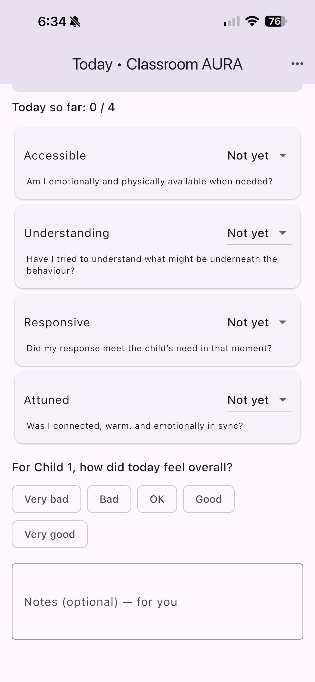 Secure Start Classroom AURA